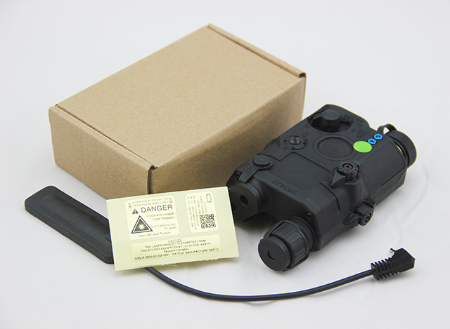 AN/PEQ-15 Green Laser White LED Flashlight Torch IR illuminator